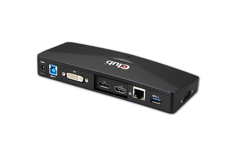 CLUB3D SenseVision USB 3.0 4K UHD Docking Station - Billede 2