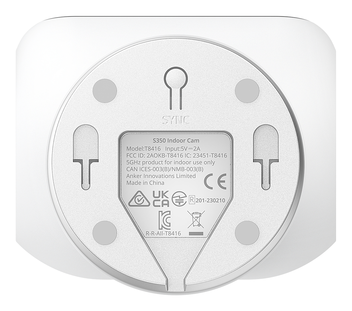Eufy Indoor Cam S350 Pære IP-sikkerhedskamera Indendørs 3840 x 2160 pixel Skrivebord - Billede 3