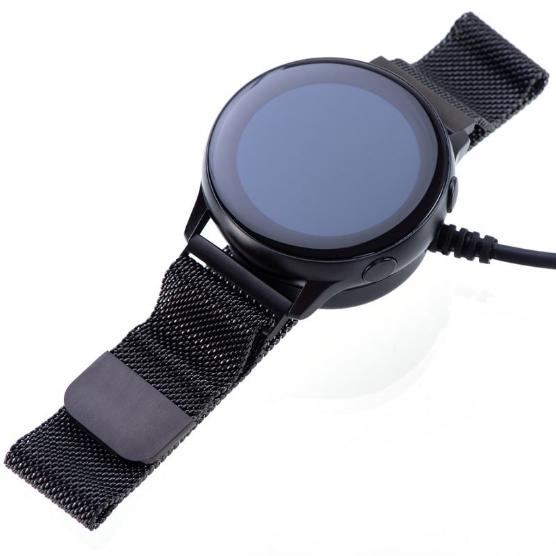 Oplader til Samsung Galaxy Watch 3/4/5/6/7 & Galaxy Watch Active 1/2. R500. 1 meter. - Billede 2