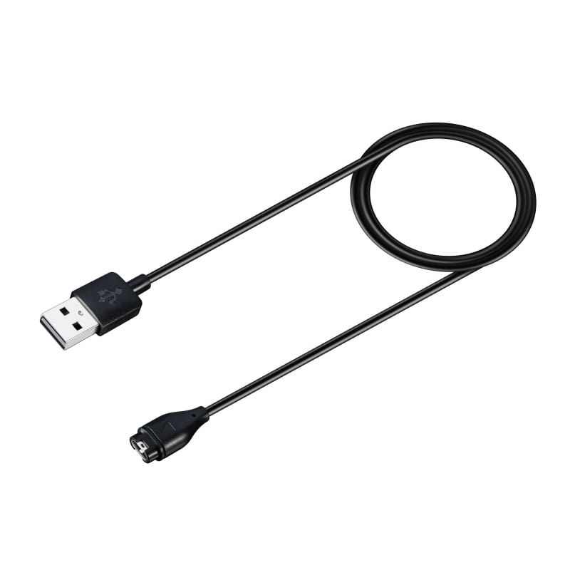 Oplader til Garmin Fenix 7 / Fenix 7S / Vivoactive / Forerunner mm. 1 meter opladekabel. USB-A - Billede 4