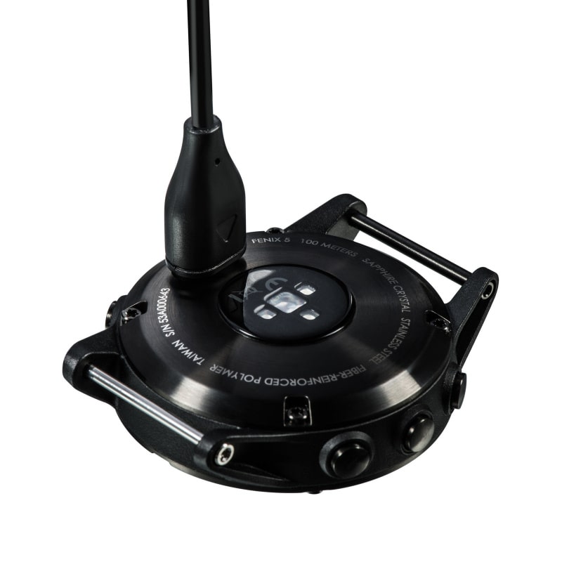 Oplader til Garmin Fenix 7 / Fenix 7S / Vivoactive / Forerunner mm. 1 meter opladekabel. USB-A - Billede 3