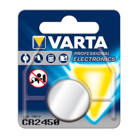 Varta CR2450 Knapcellebatteri 3V Litium 560 mAh