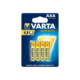 Varta Superlife AAA Kul-Zink Batterier 4 stk. 1,5V