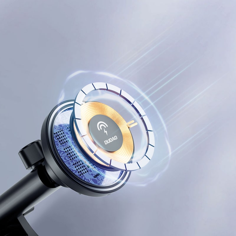 Dudao F12MAX+ 15W MagSafe Bilholder med Trådløs Opladning - Billede 4