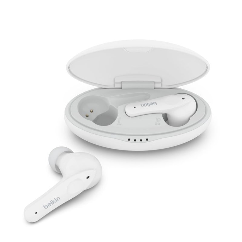 Belkin SOUNDFORM Nano Trådløse In-Ear Høretelefoner til Børn – Hvid