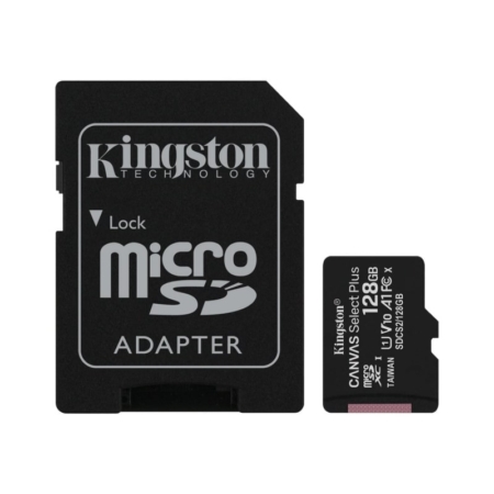 Kingston Canvas Select Plus microSDXC 128GB. Class10.