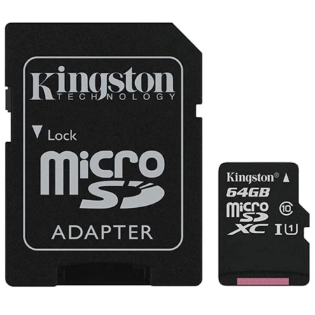 Kingston Canvas Select Plus microSDXC 64GB. Class10.