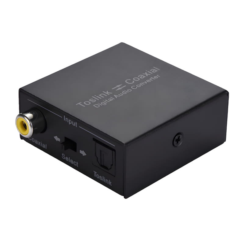 Digital 2-vejs SPDIF Lydkonverter Coaxial & Toslink