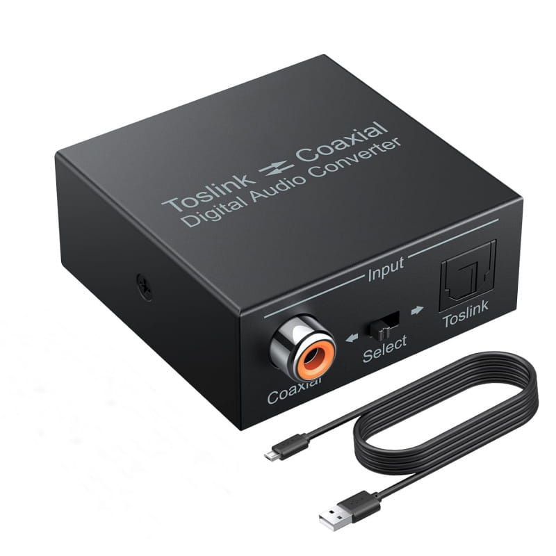 Digital 2-vejs SPDIF Lydkonverter Coaxial & Toslink - Billede 5