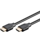 Goobay HDMI 2.1 kabel 2 m – 8K 60Hz, HDR og ARC | Sort