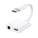 USB-C til 3.5 mm Jack Adapter med Opladning | Til bla iPhone