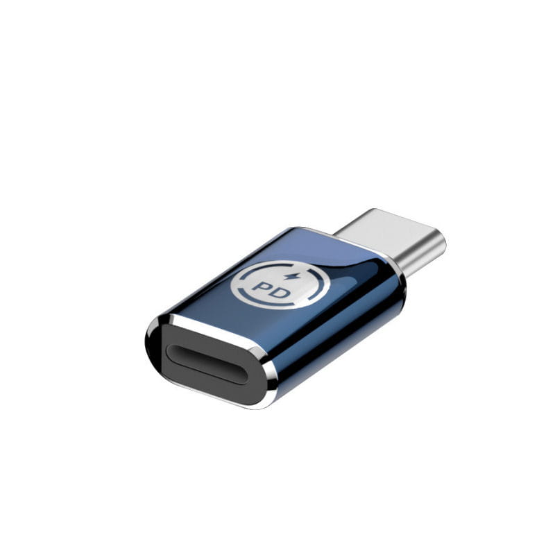 Lightning til USB-C Adapter med 35W PD Hurtigopladning – Lightning Hun til USB-C Han