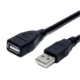 USB 2.0 Forlængerkabel USB-A Han/Hun – Sort
