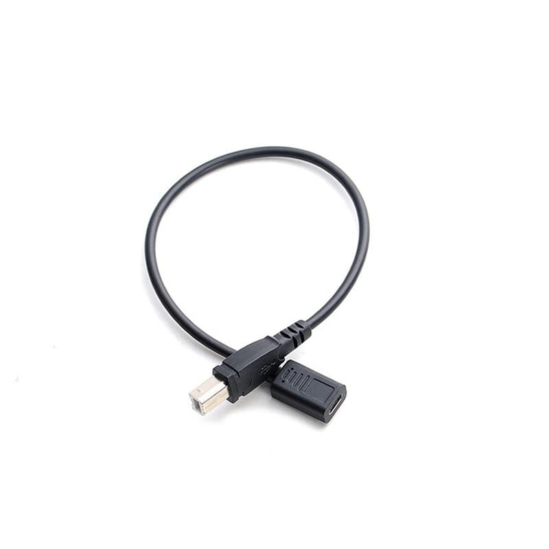 USB-C til USB-B printer kabel 30 cm – Adapter til printer og scanner - Billede 5