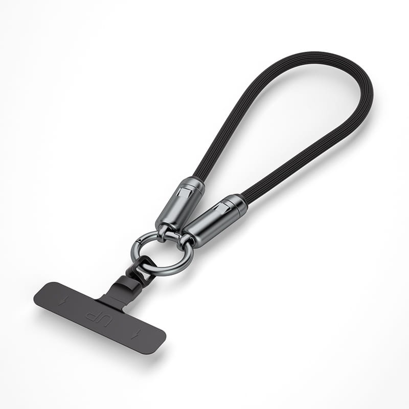 USB-C 240W PD Kabel med Hurtig Opladning og Mobilrem – Håndledsrem 30cm, Sort - Billede 3
