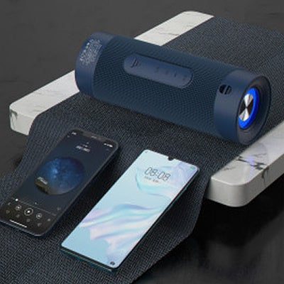 DUDAO Y10Pro Transportabel RGB Bluetooth Højttaler. Blå. - Billede 2