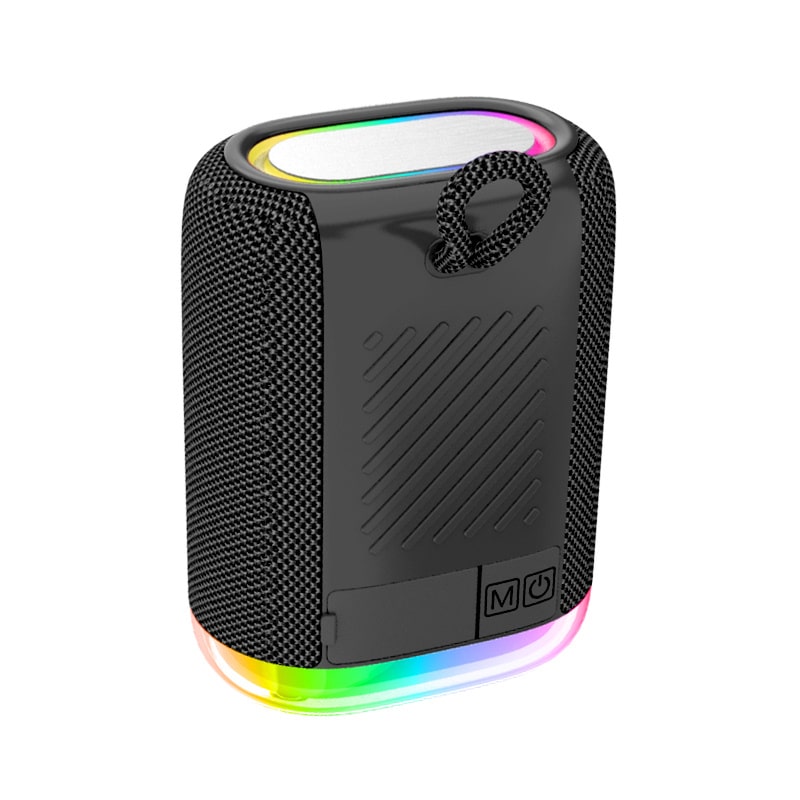 G1 Outdoor Bluetooth Højtaler. Kraftfuld Lyd og Farverigt RGB Lys. Sort - Billede 4