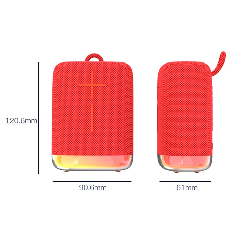 G1 Outdoor Bluetooth Højtaler. Kraftfuld Lyd og Farverigt RGB Lys. Sort - Billede 13