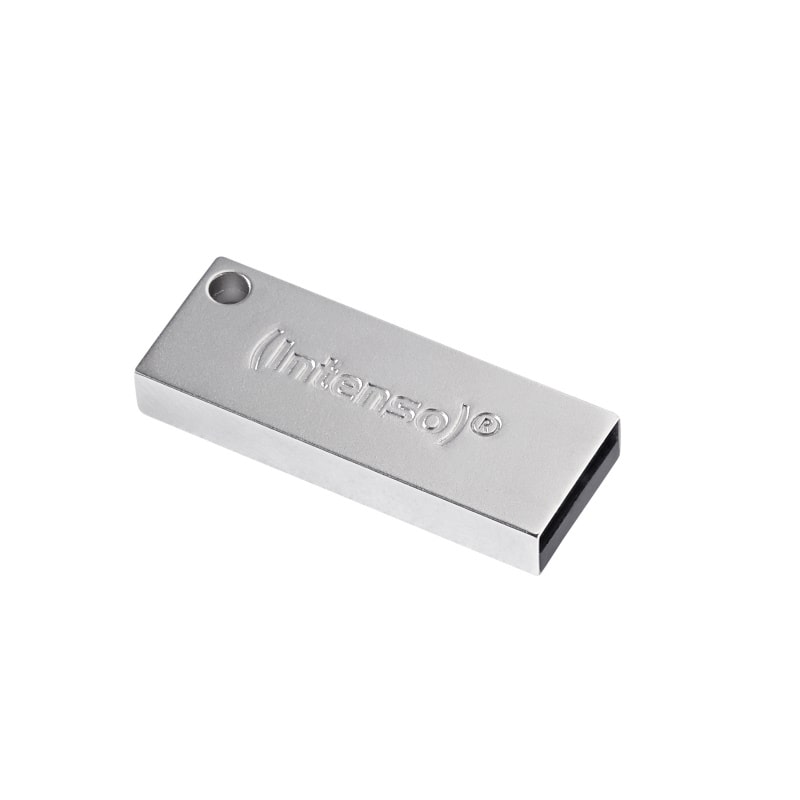 Intenso Premium Line USB 3.0 Drive. Minimalistisk USB memory stick. 64GB. Silver.