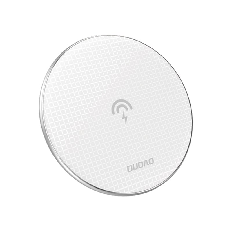Ultra-tynd Stilfuld DUDAO A10B 10W Qi trådløs oplader. Hvid.