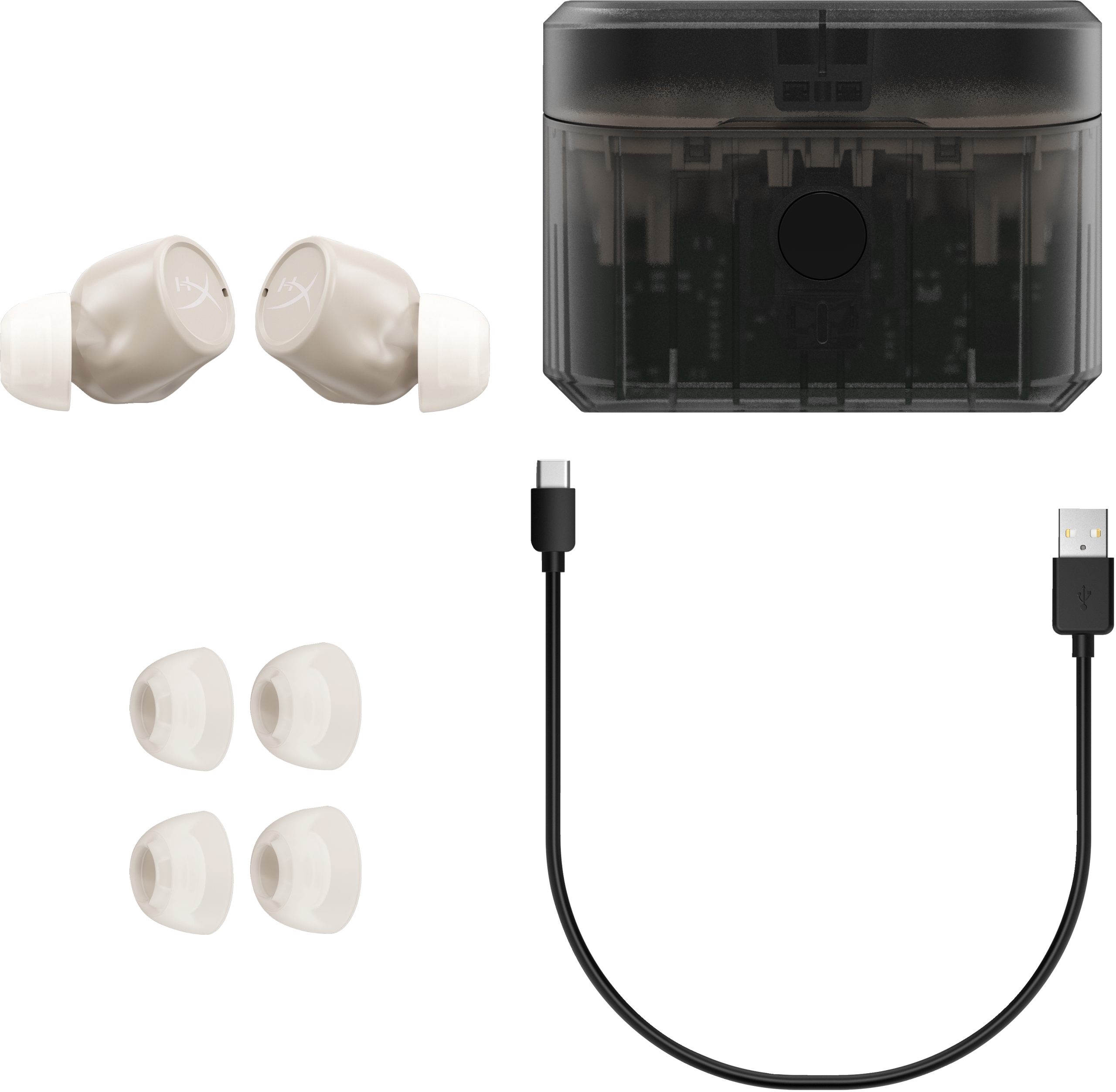 HyperX Cirro Buds Pro Tan - Billede 5